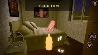 Capturas de tela do Scary Baby in Pink House